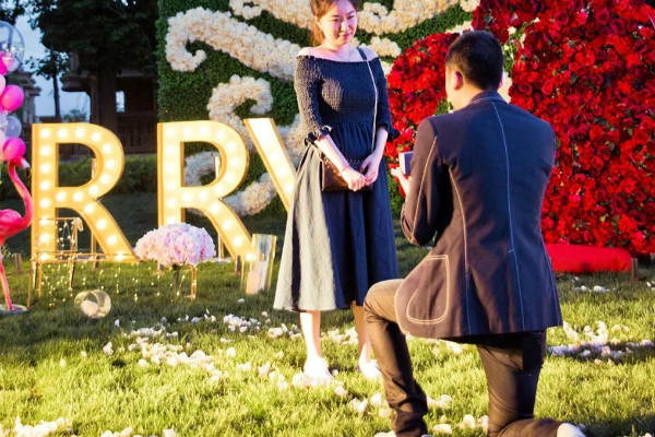 廣場求婚