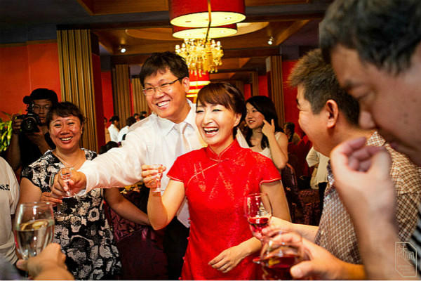 新人回門敬酒