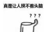 真讓人摸不著頭腦