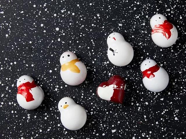 雪人夾心巧克力