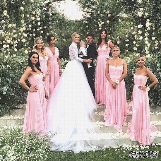 Chiara Ferragni與丈夫Fedez的盛大婚禮 圖片源自instagram@fedez_ferragni_wedding_