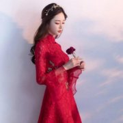 結婚敬酒服女裝圖片 結婚敬酒服穿什么