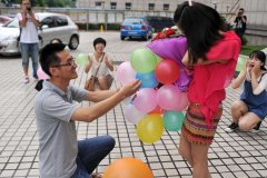 電影院的求婚方案