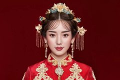 中式結婚頭發造型圖片大全