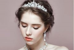 短發結婚發型怎么盤