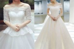 一字肩婚紗適合什么人