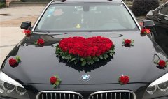 主婚車裝飾圖片簡約