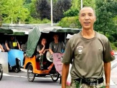 北京退伍老兵蹲三輪為兒蓋樓辦婚禮