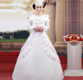 冬節(jié)春節(jié)結(jié)婚時(shí)新娘婚紗的選擇寶典