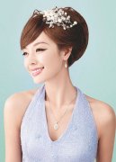 新娘根據自己臉型選擇完美發型的秘決