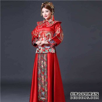 中式婚禮新娘禮服怎么選 簡單款的新娘禮服