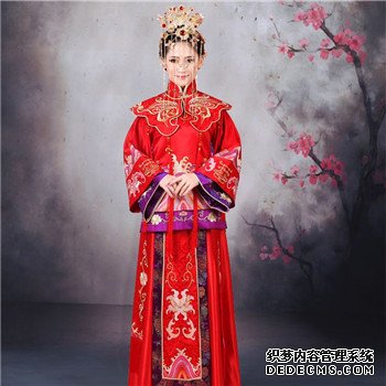 中式婚禮新娘禮服怎么選 簡單款的新娘禮服