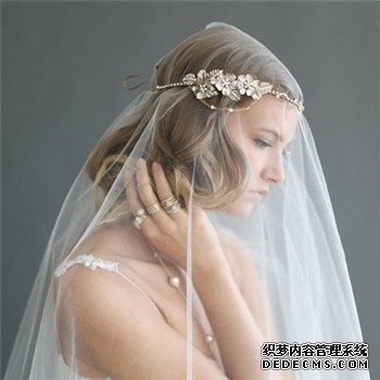 婚禮上新娘頭紗戴法 新娘頭紗類型推薦
