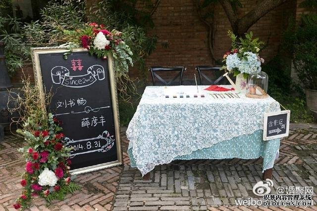 婚聚網為你打造森系復古風的戶外室內結合的婚禮~