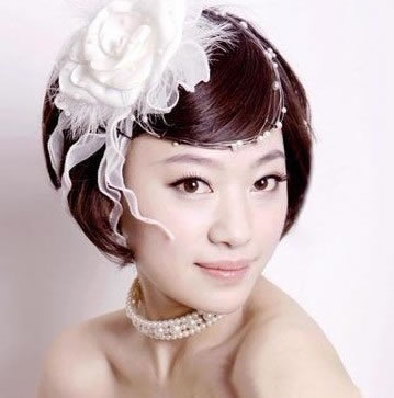 新娘劉海發型