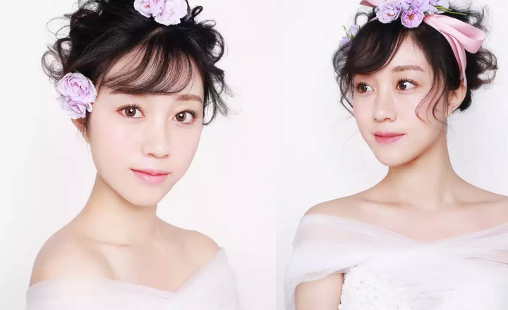 新娘造型丨甜美裸妝新娘上線！誰說少女不可優