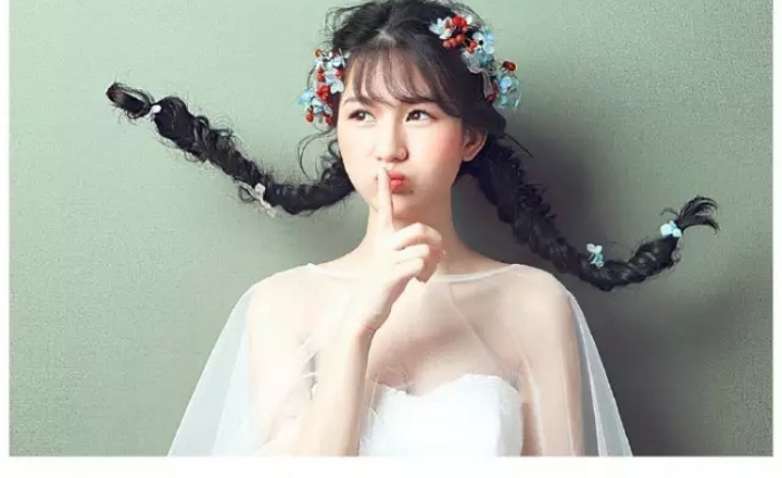 新娘發型丨少女系魅力全開！【雙丸頭&雙麻花】