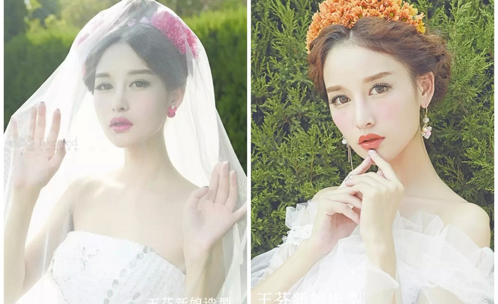 新娘造型丨【花&葉森系】當小柔美遇見大清新，