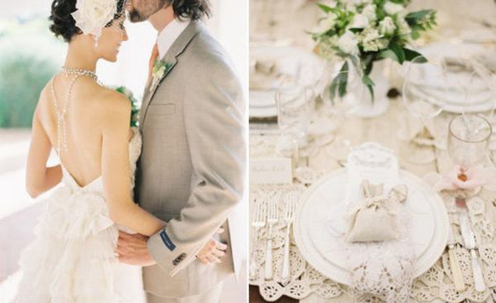 靈感: 關于蕾絲元素在婚禮中的運用！
